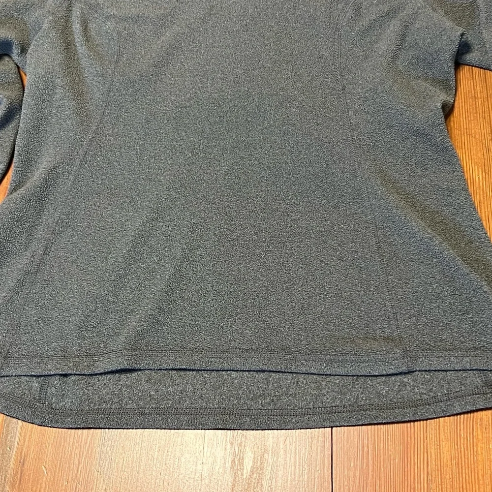 The North‎ Face Mens TKA 100 Quarter Zip Fleece Pullover Gray Heather Jacket M